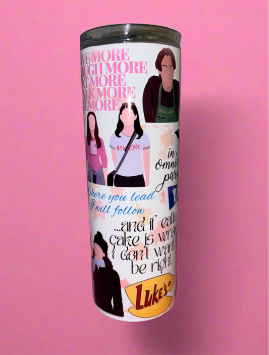 Gilmore girls 20oz skinny tumbler✨