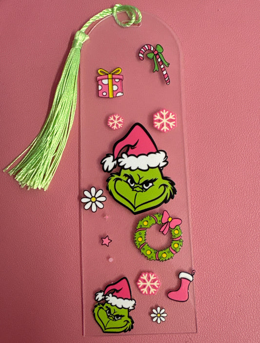 Grinch bookmark💚