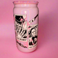 Pink horror glass can💕🔪
