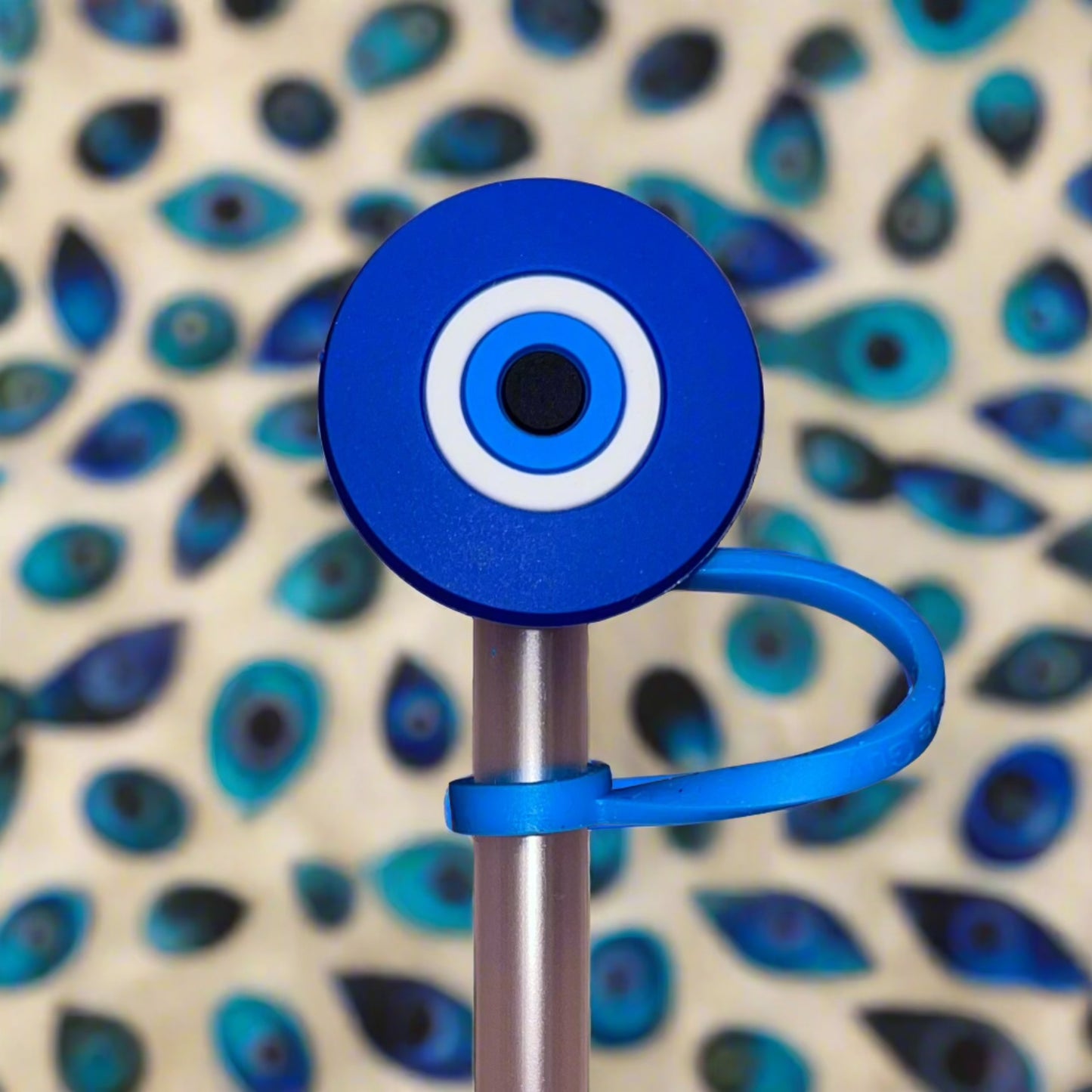 Blue Evil Eye Straw Topper 🧿