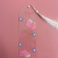 Book and bows bookmark🎀