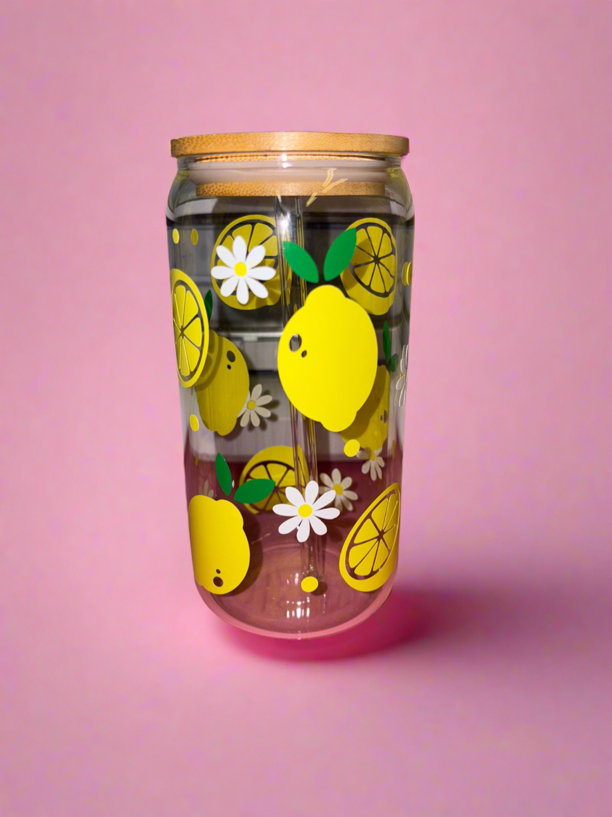 Lemon glass can🍋