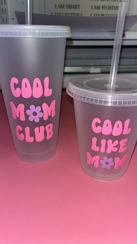 Mom and mini cold cups🫶🌸