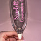 Personalised Champagne flute🥂💓