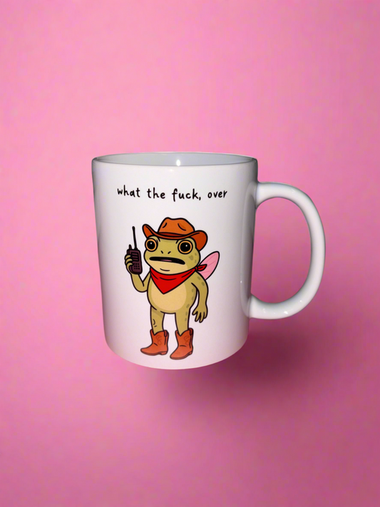 What the f, over mug✨