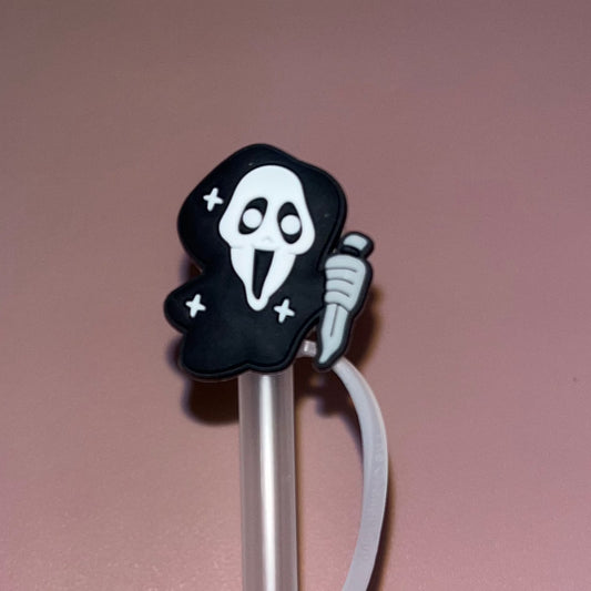 Scream Straw Topper 🔪🖤