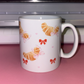 Croissant bow mug