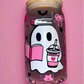 Coquette ghost glass can🎀👻