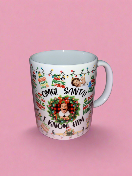 Elf theme mug❄️