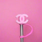 Chanel Pink Straw Topper 💗