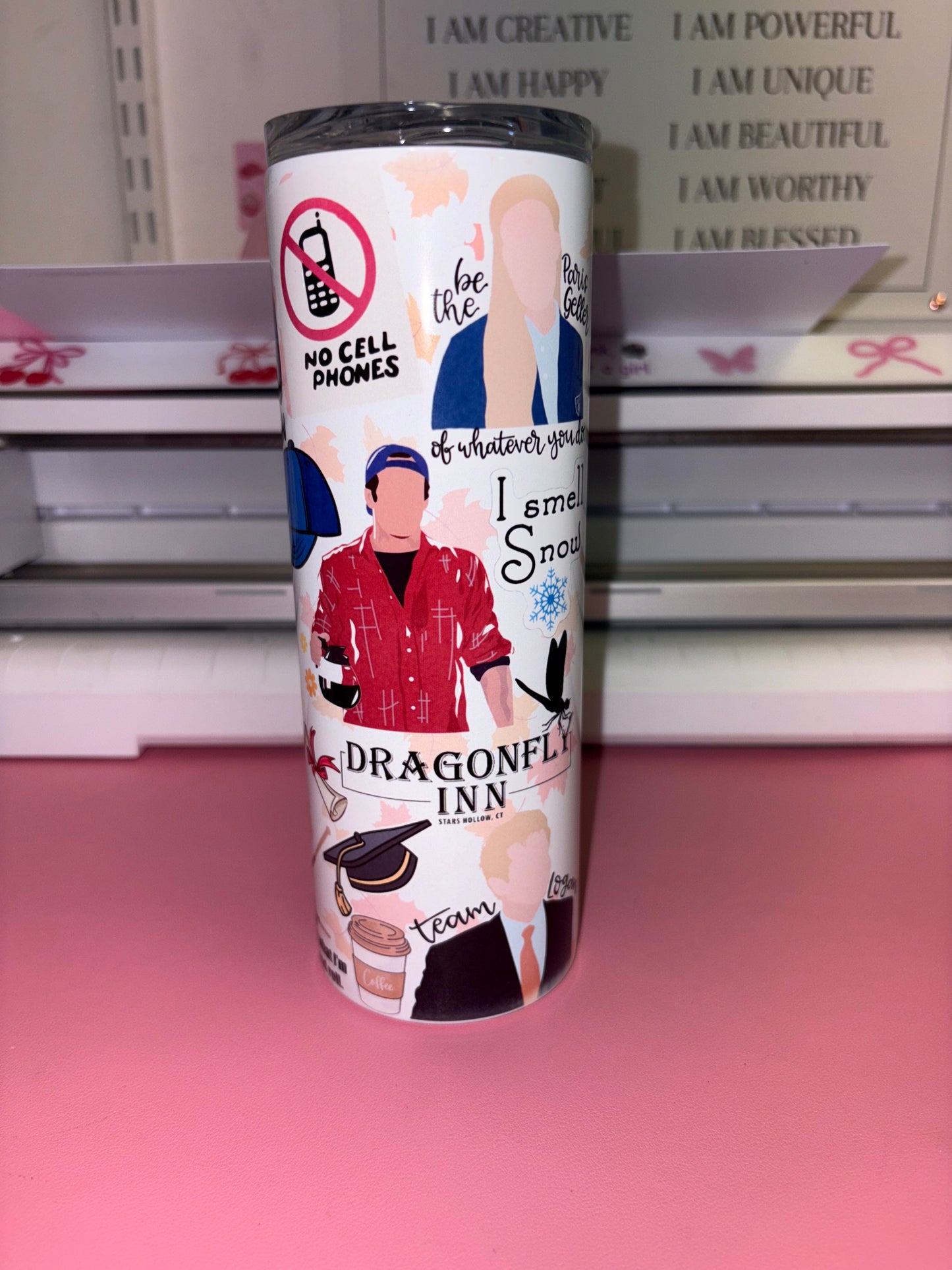 Gilmore girls 20oz skinny tumbler✨