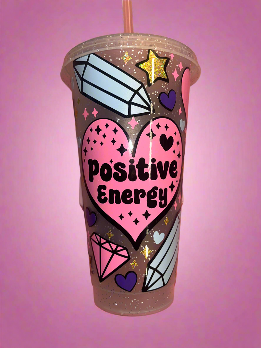 Positive energy cold cup✨💕