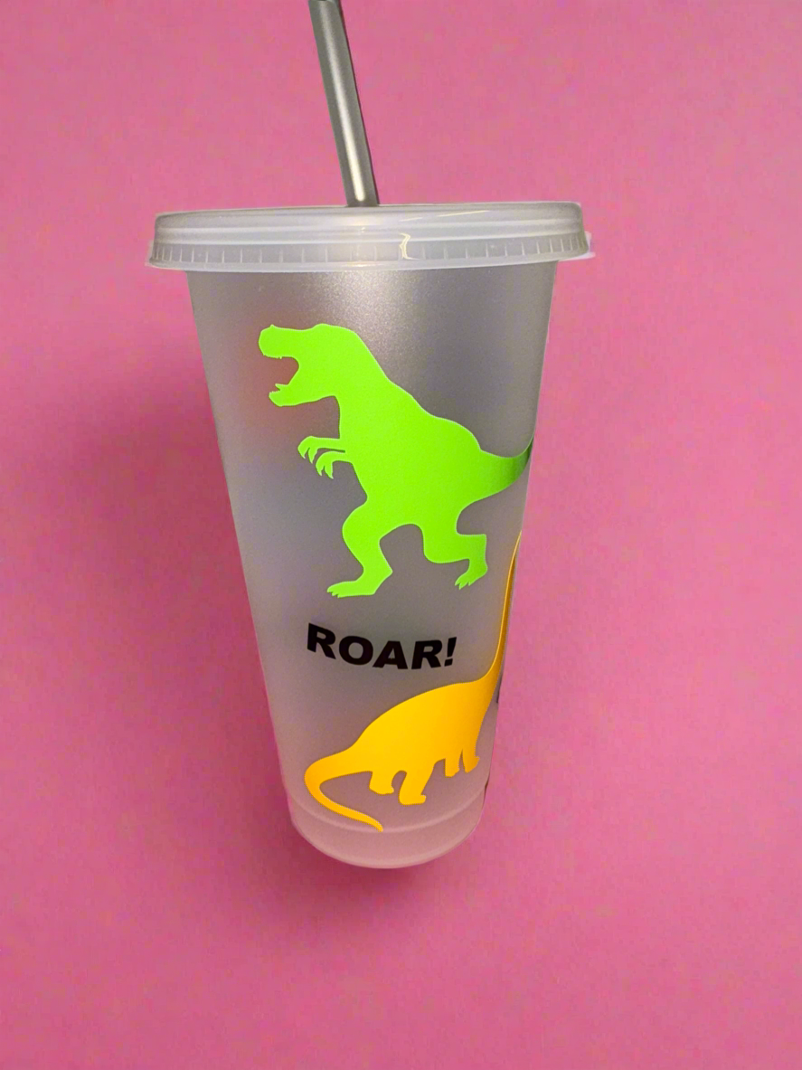 Dinosaur theme cold cup🦖
