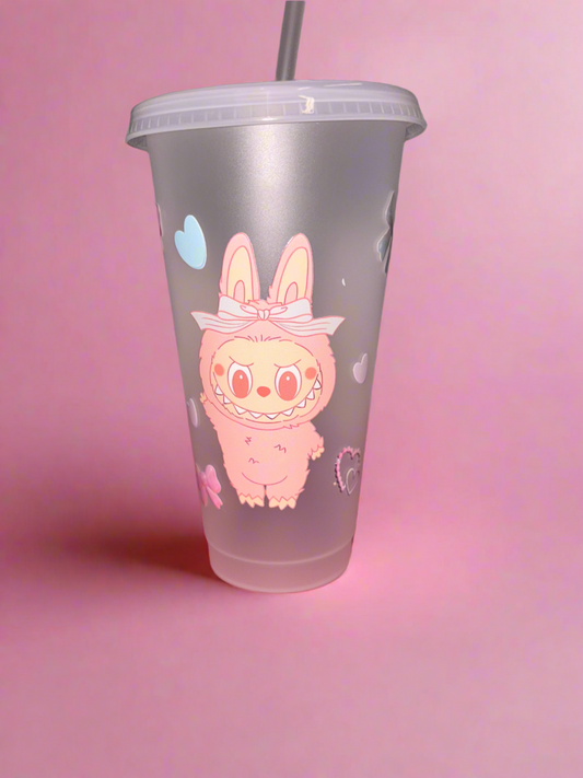 Labubu theme cold cup💕