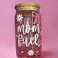 Mom fuel bow and flower glass can🎀🌸