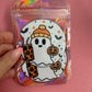 Cute ghost coffee girly car coaster set✨