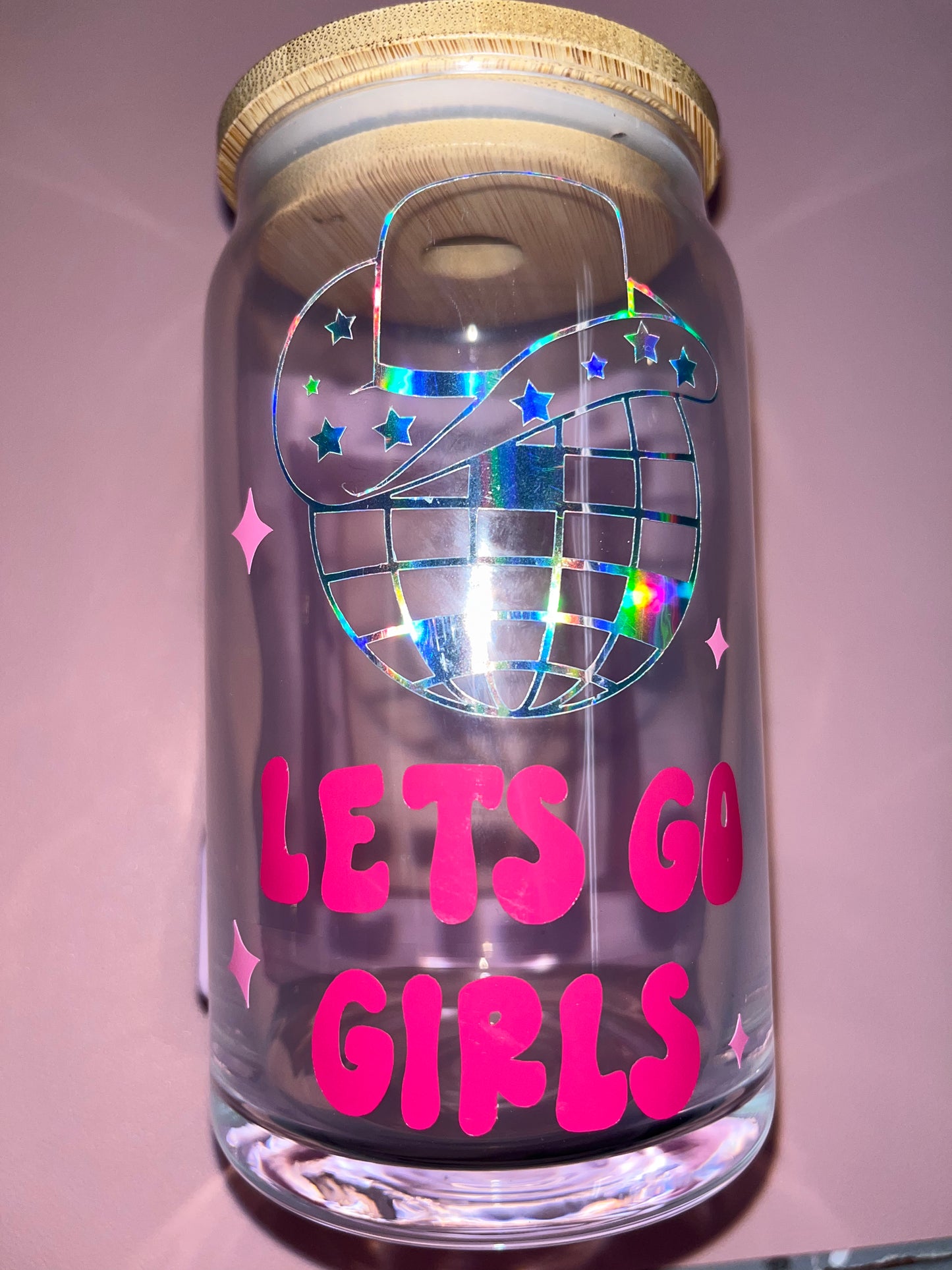 Let’s Go Girls Glass can🪩💕