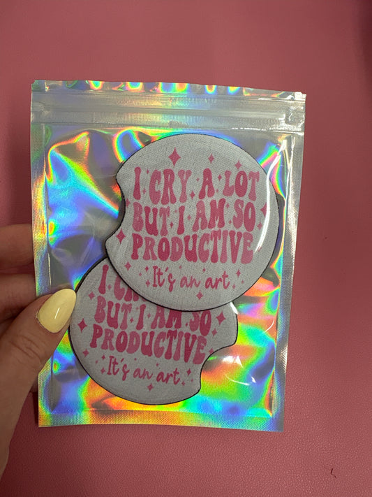 Taylor swift inspired car coaster set of 2💕