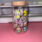 Multi Labubu theme glass can✨