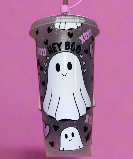 Hey Boo cold cup💜
