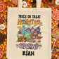 Personalised trick or treat bag👻