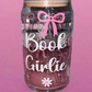 Book Girlie Bow Glass Can🎀📚