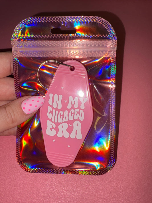 In my engaged era motel keychain💕✨