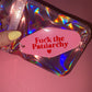 F the patriarchy motel keychain❤️