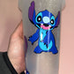 Stitch Inspired Cold Cup with straw topper💙