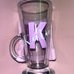 Custom name Latte Glass💓