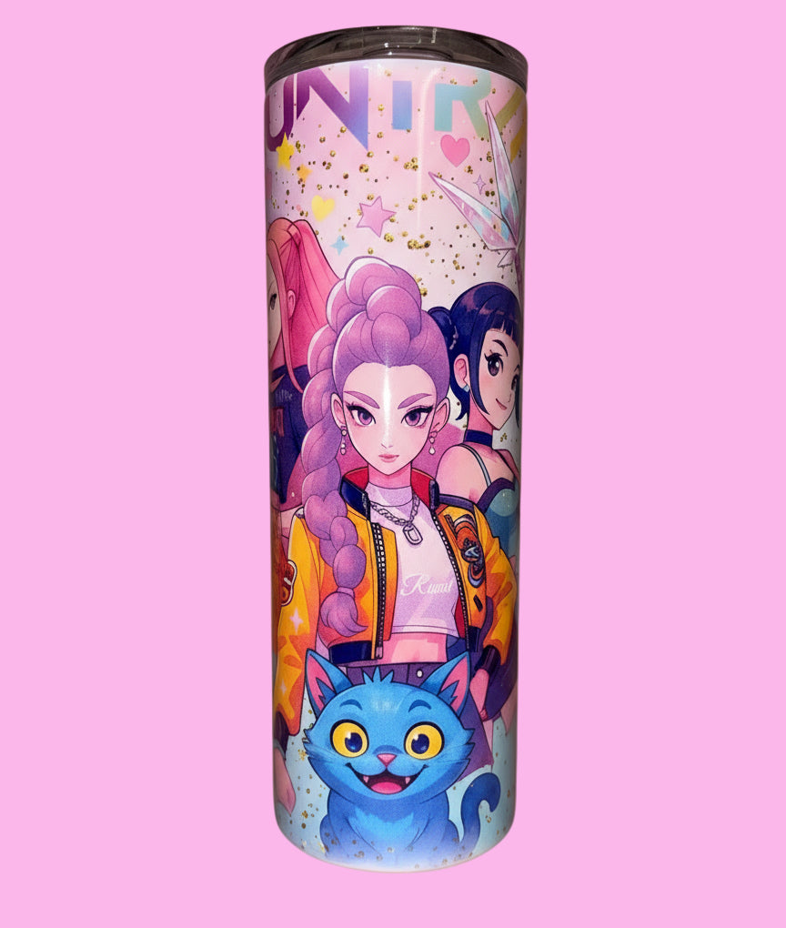 KPOP demon hunters 20oz skinny tumbler