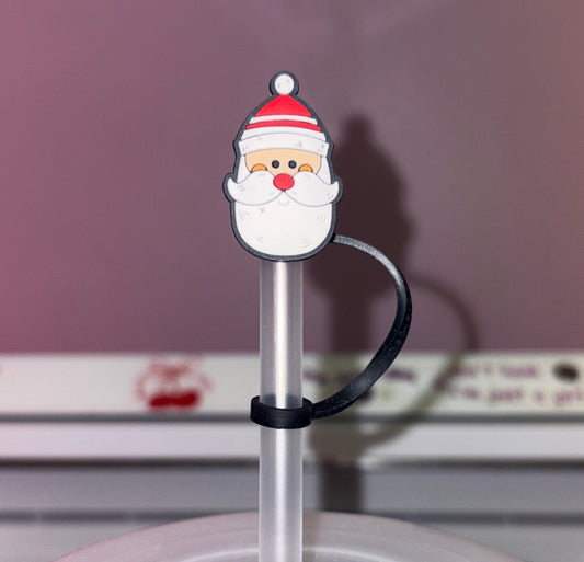 Santa straw topper❤️