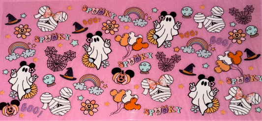 Mickey Mouse spooky cup wrap✨