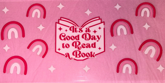 It’s a good day to read a book cup wrap📚💗