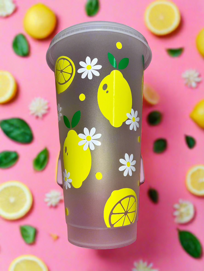 Lemon theme cold cup🍋🍋