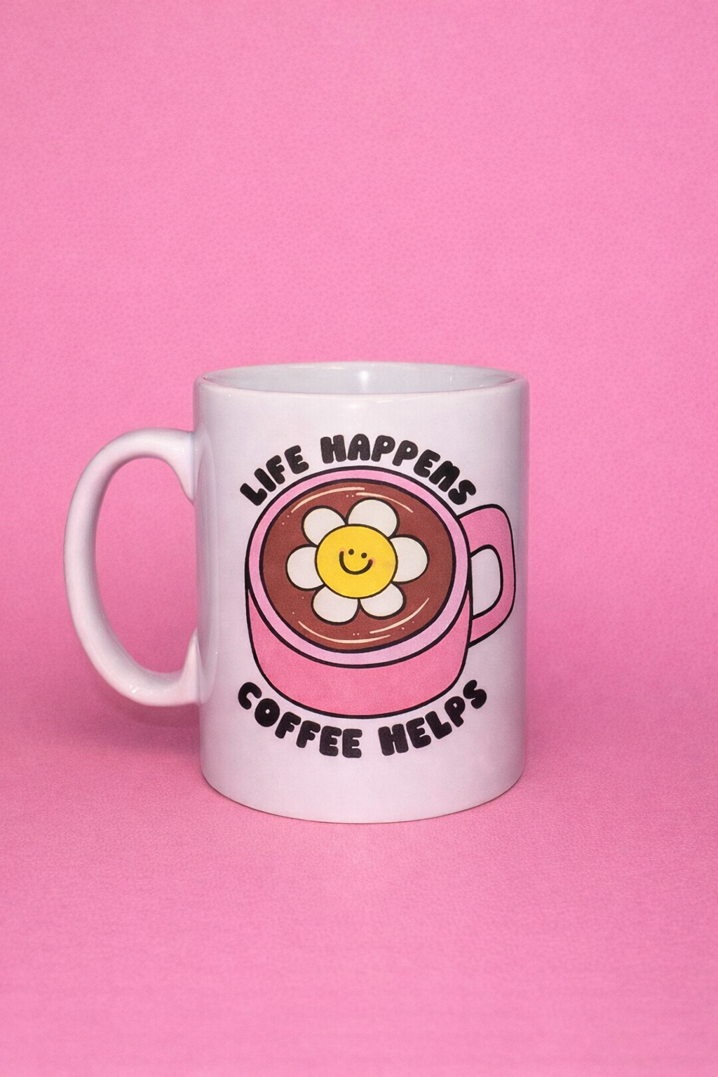 Life happens coffee helps mug☕️💗