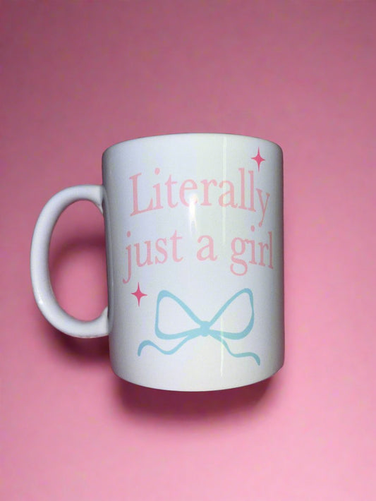 Just a girl mug🎀✨