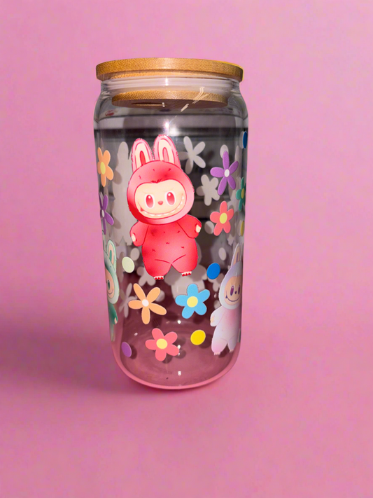 Labubu big energy glass can💕✨