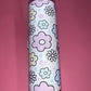 Retro flower 20oz skinny tumbler