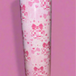 Disco bow 20oz skinny tumbler🪩🎀