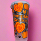 Pumpkin season cold cup🎃