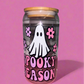 Spooky season glass can👻