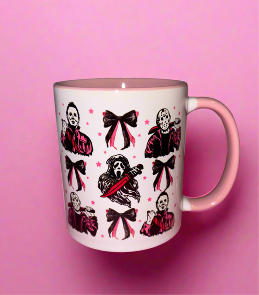 Bow horror movie mug🔪🎀