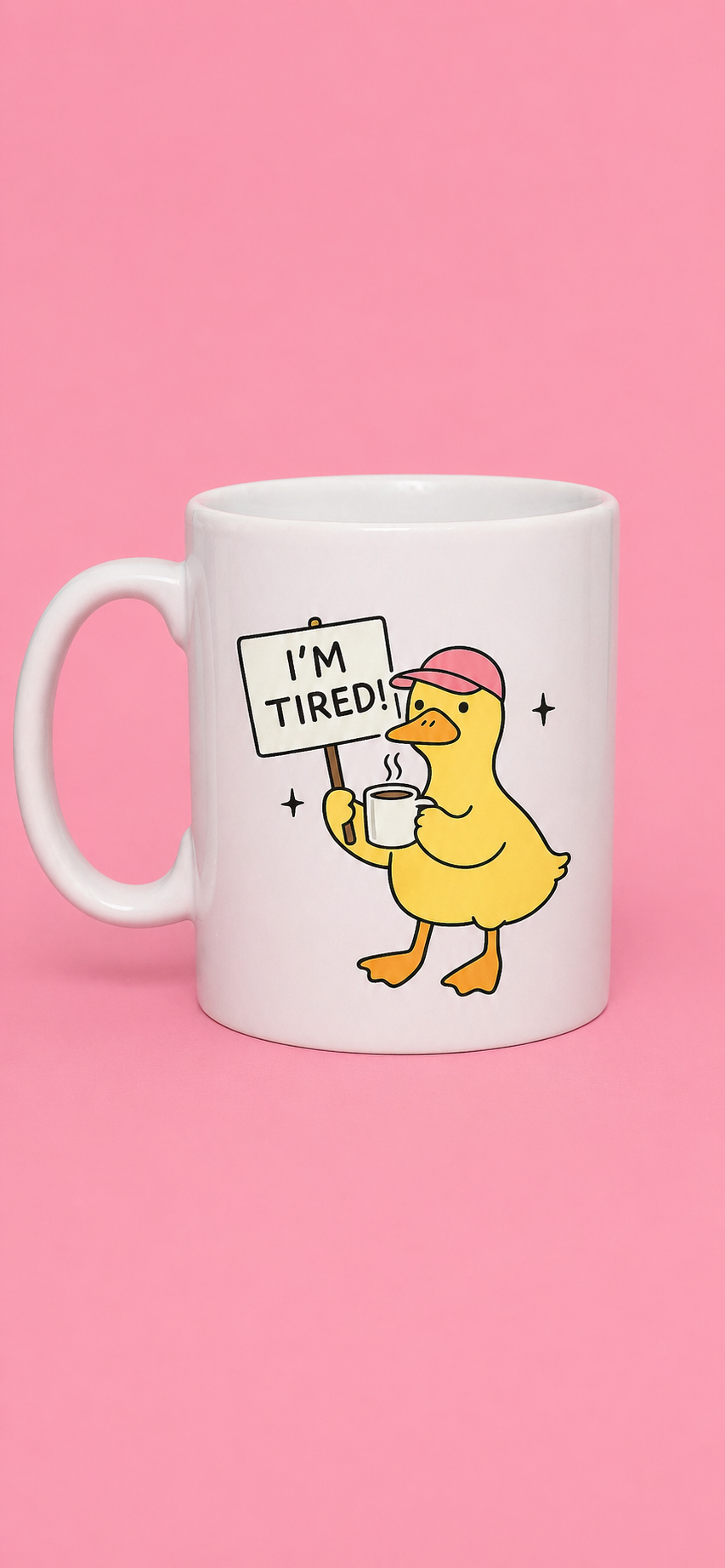 I’m tired mug🐤💕