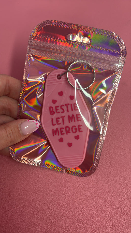 Bestie let me merge keychain💕