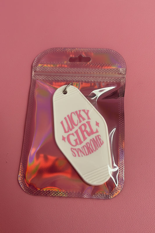 Lucky girl syndrome keychain💕✨