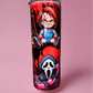 Horror movie theme 20oz skinny tumbler
