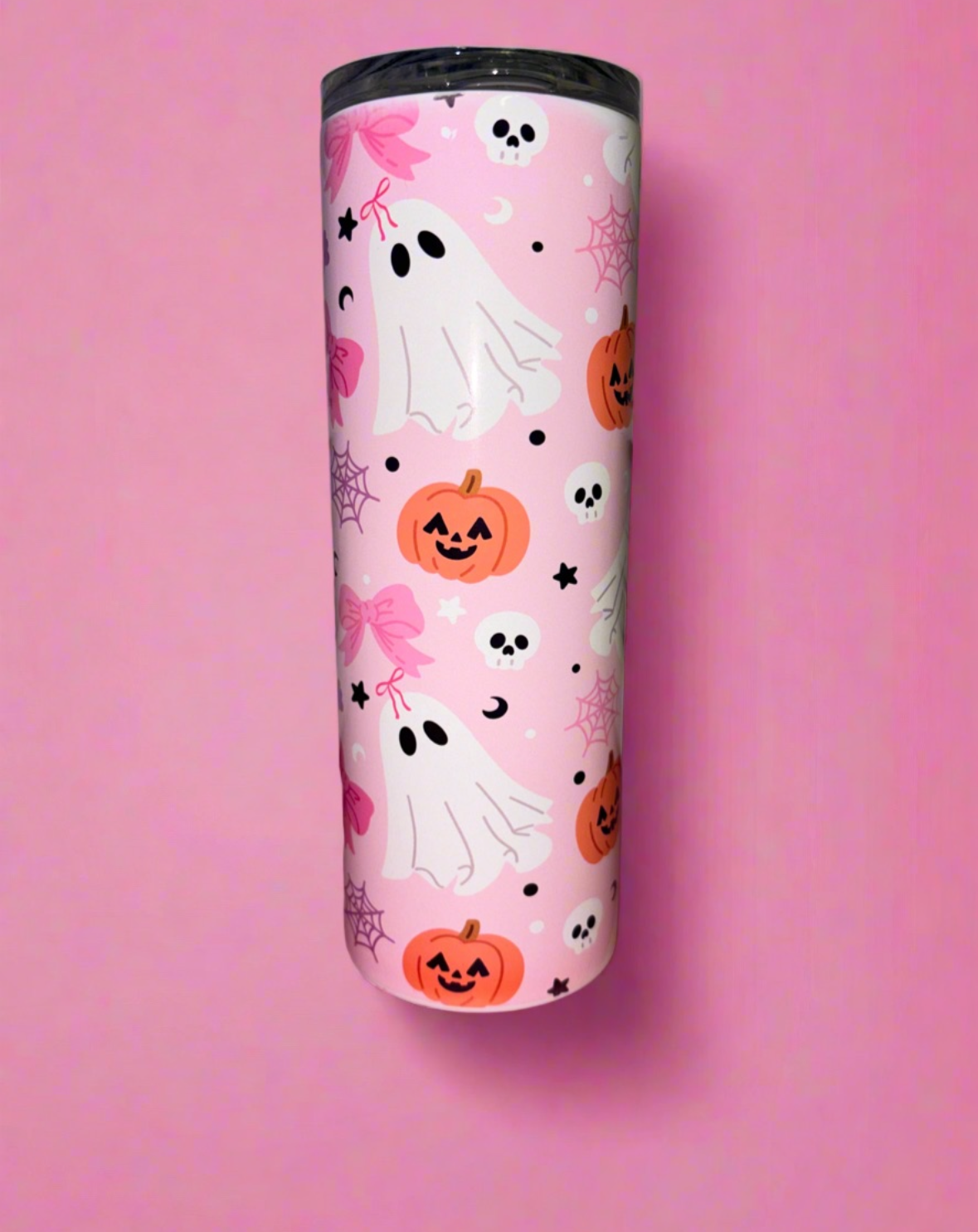 Cute ghost 20oz skinny tumbler👻🎀