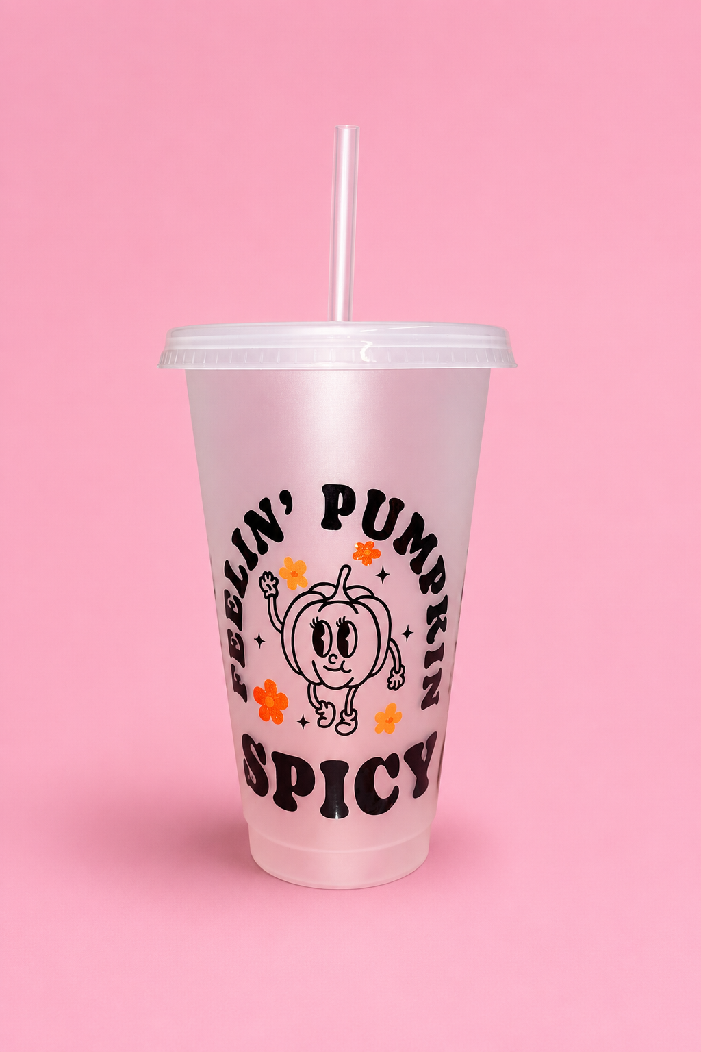 Feelin pumpkin spicy cold cup🎃✨