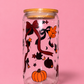 Bow autumn vibes glass can🎀🎃